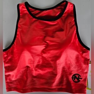 Nautica Competition Tank Top with Built in Bra Large NWT